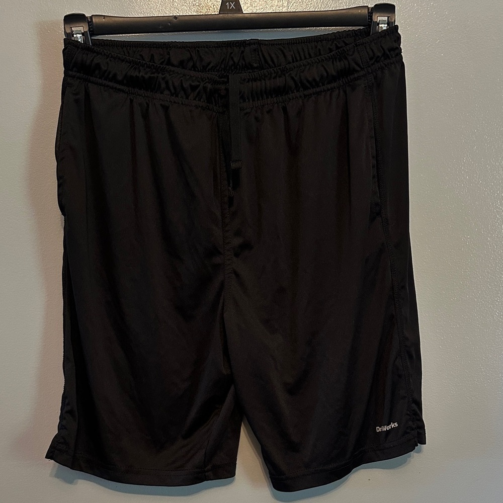Athletic Works Kids Black Sports Shorts